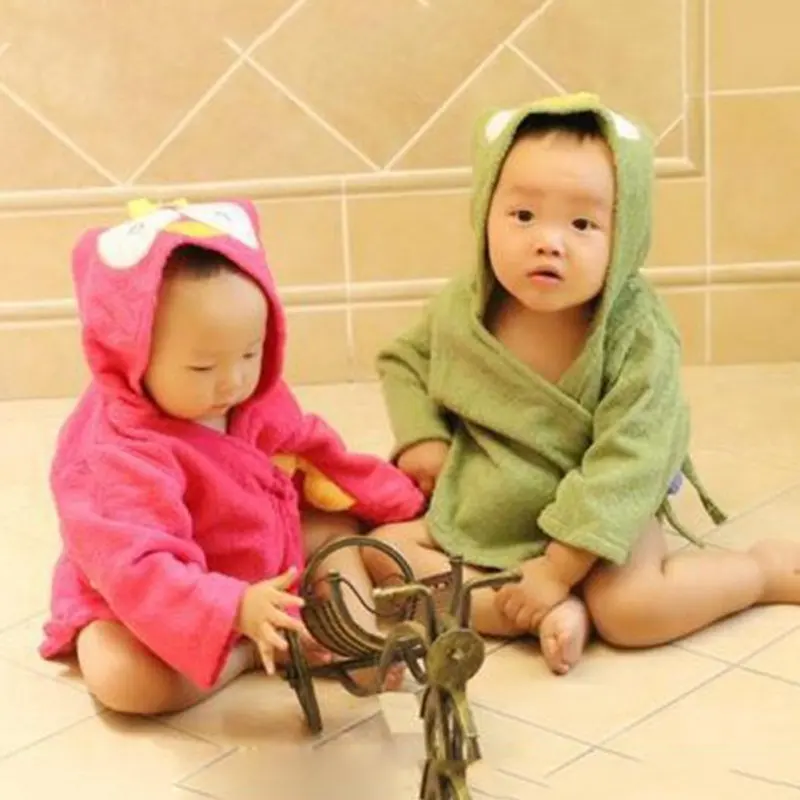 Cute Baby Clothing Boys Girls Robes Cartoon Bathrobe Sleepwear Robe 9 Style |
