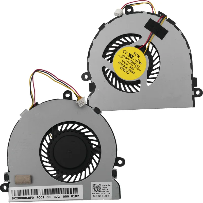 Новый вентилятор охлаждения для ноутбука Dell Inspiron 15 15R 17 17R 3521 3721 кулер/радиатор