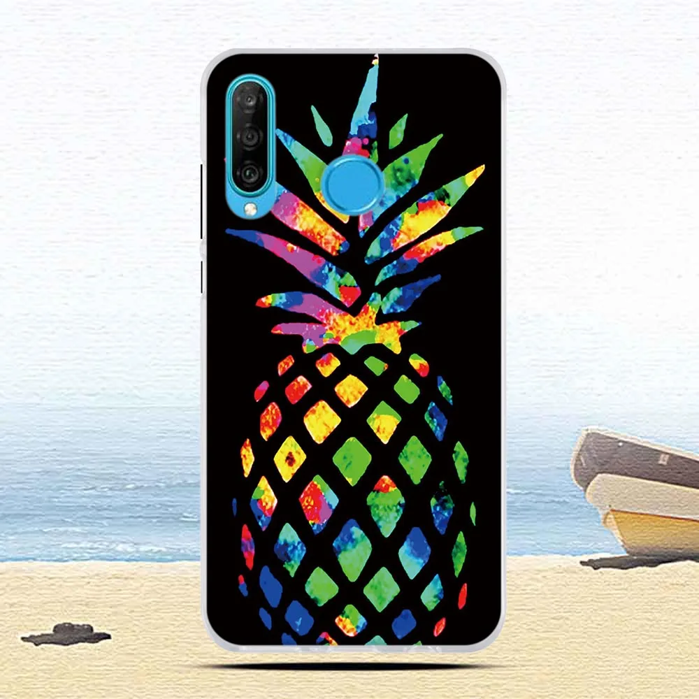Силиконовый чехол для huawei P30 Lite, чехол, мягкий ТПУ бампер, милый рисунок кошки, задняя крышка для huawei P30 Lite, 6,2 дюймов, чехол для телефона - Цвет: 24