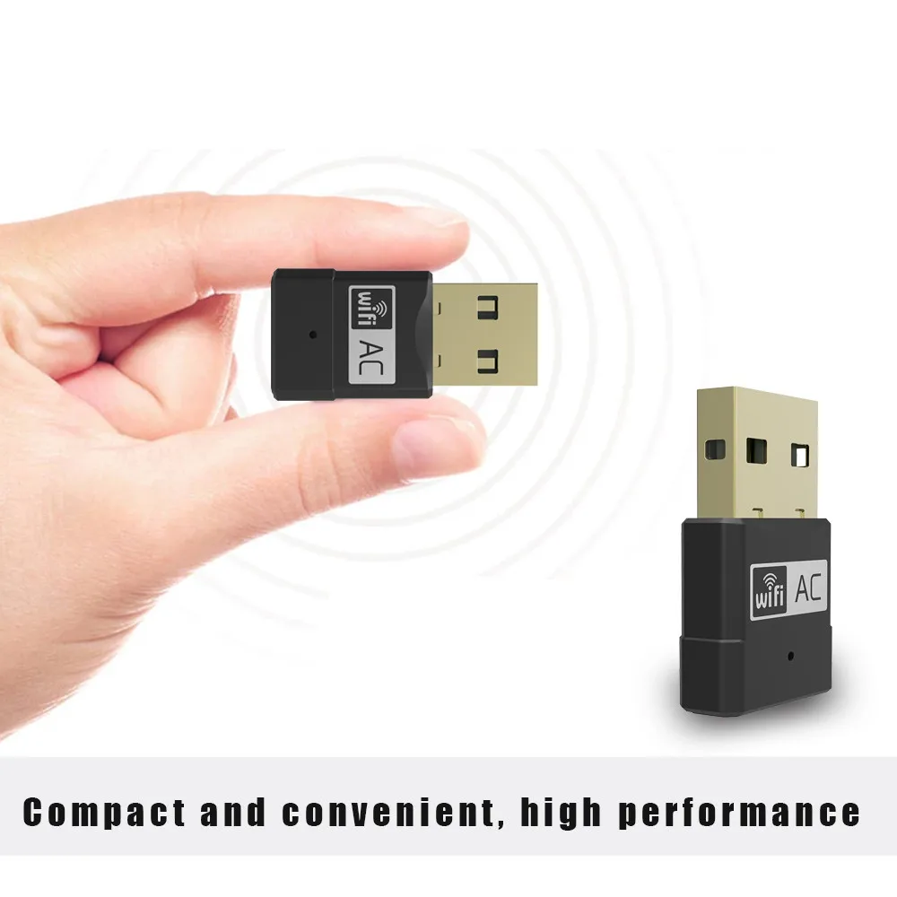 Мини Беспроводной двухдиапазонный 802.11ac Портативный USB WiFi 5 ГГц 2,4 ГГц 433 адаптер Mpbs RTL8811AU для Windows XP Win Vista Win 7 8 10 Mac