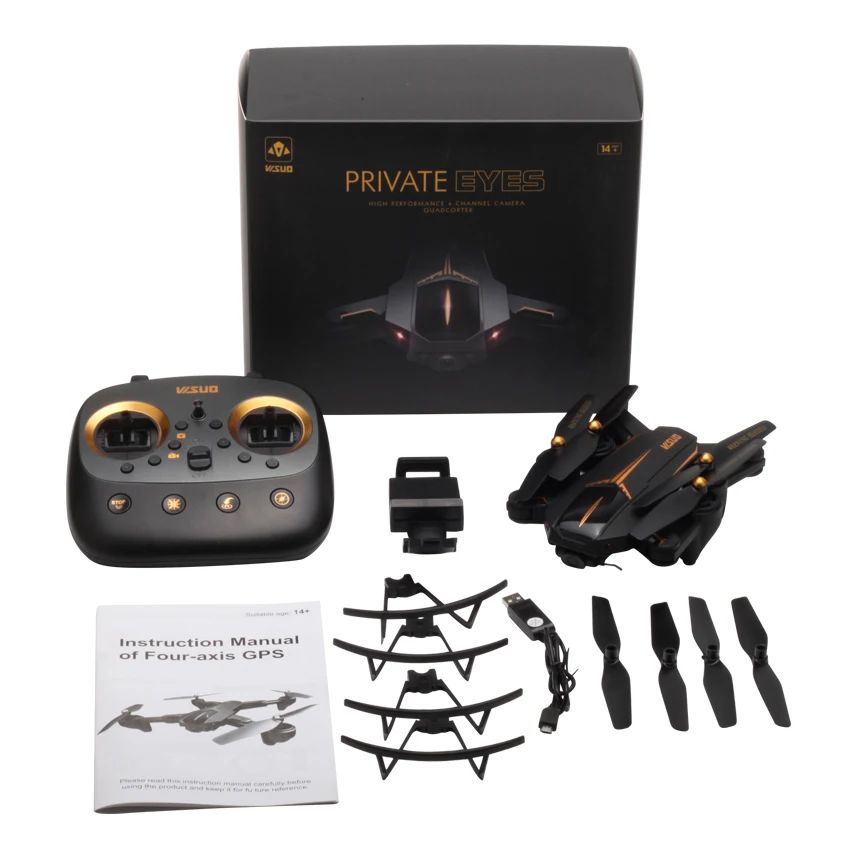 VISUO XS812 Дрон на радиоуправлении с GPS и камерой HD 5MP 5 г WI FI FPV высота удерживайте один