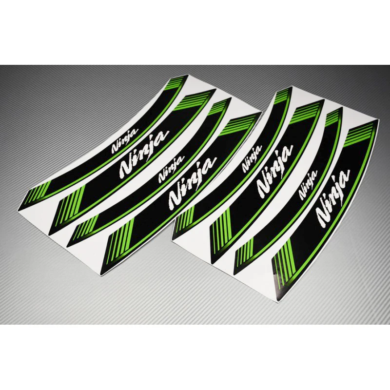 Для KAWASAKI NINJA 250 300 400 600 650 1000 все высокое качество мотоцикл край внешний обод полосы