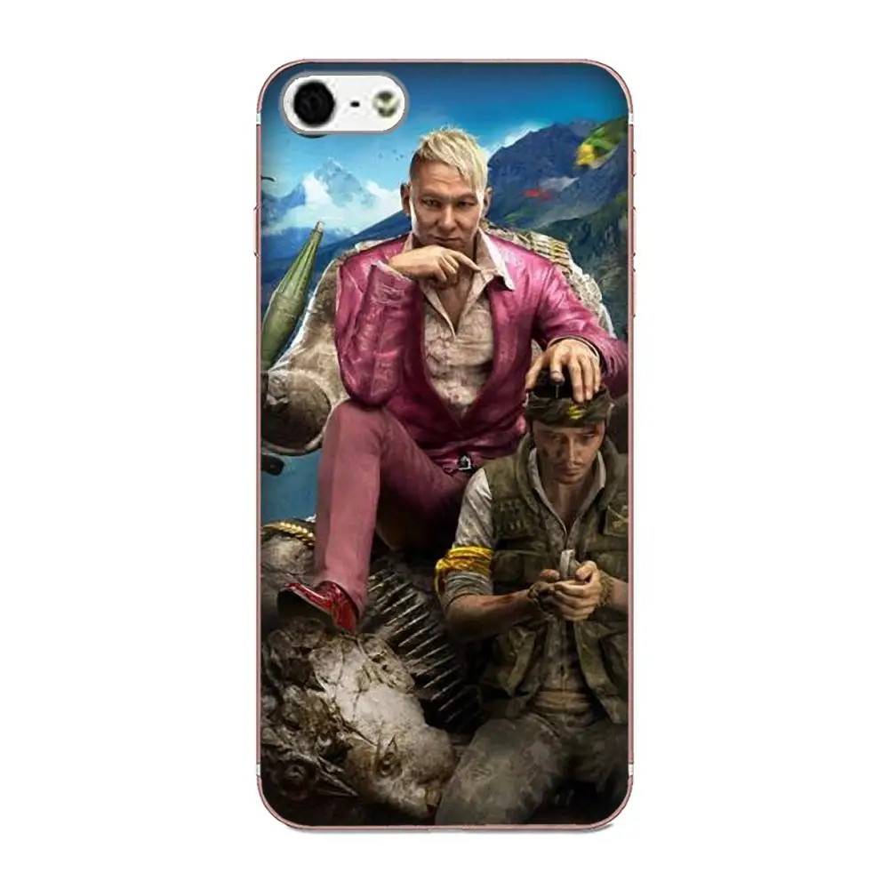 Far Cry 4 ультратонкий мультяшный узор для Apple iPhone 4S 5 5C 5S SE 6 6S 7 8 Plus X XS Max