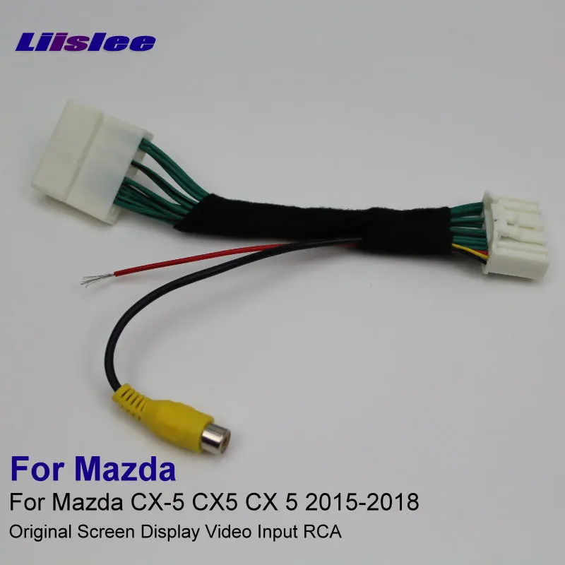 28 контактов RCA разъем адаптера провода кабель для Mazda CX 5 CX5 2015 2018 камера заднего