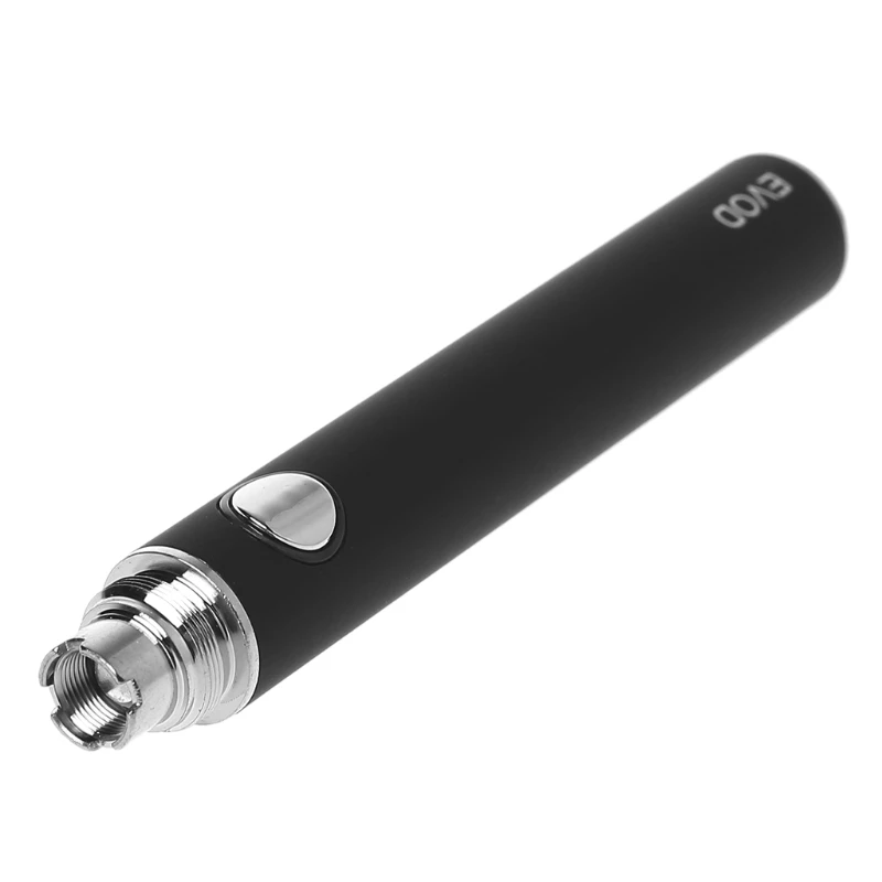 Черный Электронная сигарета микро USB порт нижний заряд батареи 650mAh Для EVOD EGO - Цвет: Черный