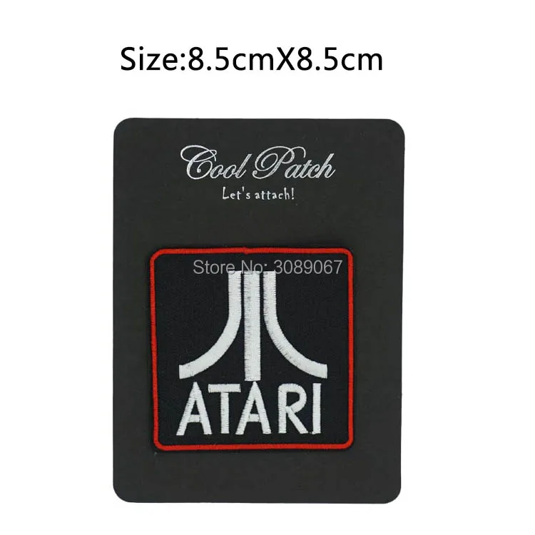 3 &quotATARI CORPORATION ТВ фильм Косплэй форма Вышитые аппликация эмблем Утюг На пришить