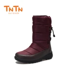 TNTN 2020 мужские уличные зимние ботинки Зимние флисовые водонепроницаемые хлопковые ботинки мужские и женские туристические теплые ботинки для зимы
