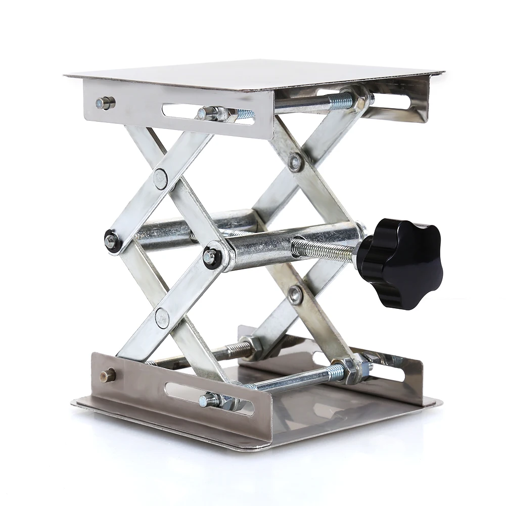 

100X100mm Lab-Lift Lifting Platforms Stand Rack Scissor Stainless Steel Lifting Platform Laboratory Lifting Platform Stand Rack