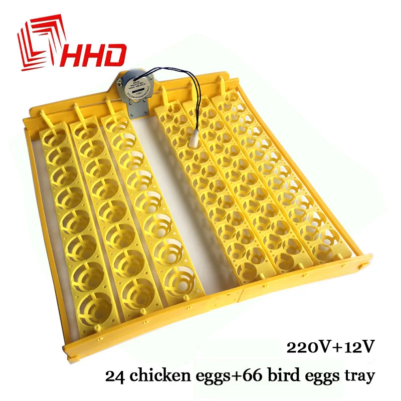 Аксессуар для инкубатора HHD 12 В 220 24 курицы и 66 перепелок с попугаем пластиковый