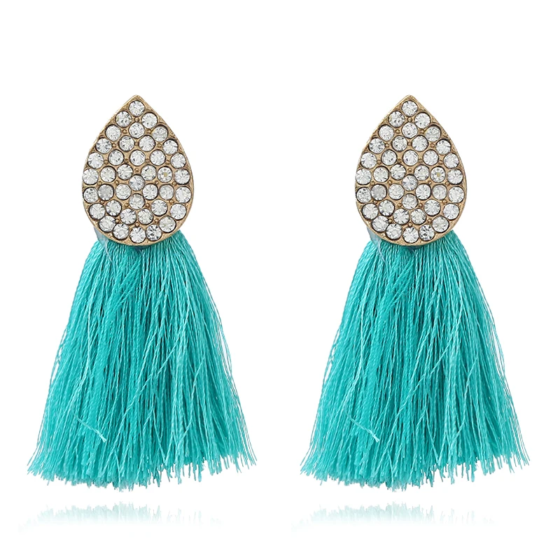 HOCOLE новые серьги в китайском стиле форме сердца стразы женские ювелирные изделия