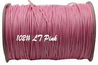 200yards1 5mm lt pink korea polyester waxed wax cord rope threadjewelry findings accessories hats bracelet necklace string