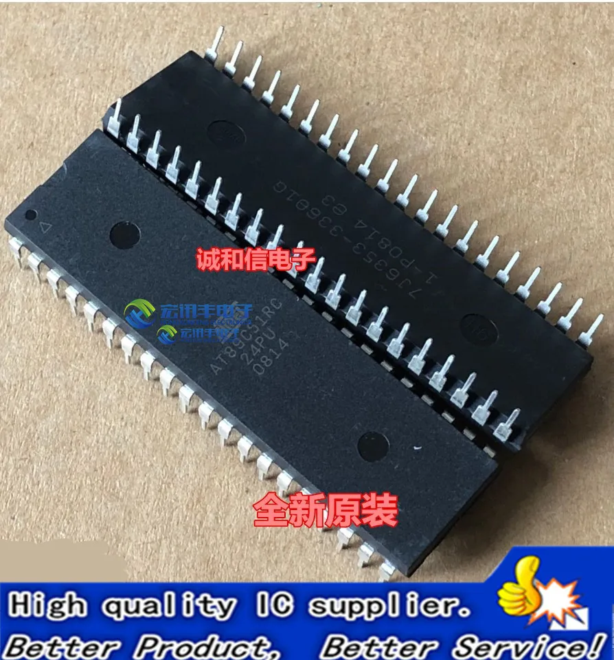 

Бесплатная доставка 10 шт. 89C51 AT89C51 AT89C51RC-24PU AT89C51RC DIP40