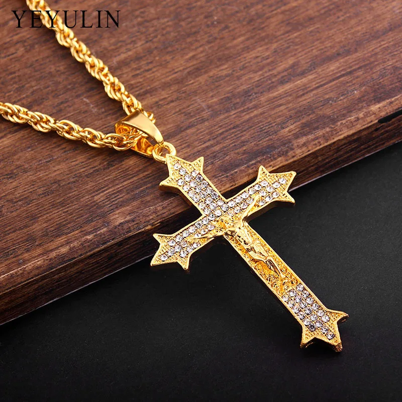 Мужское ожерелье в стиле хип хоп|necklace jewelry|cross pendant necklacecross |