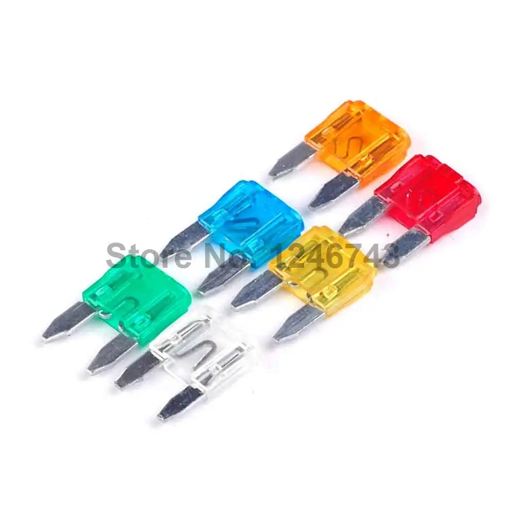 60 шт./лот предохранители с мини лезвием ассортимент авто мотоцикл для джипа набор