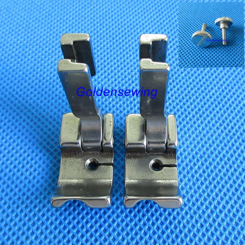 

2 sets SEWING LEFT HINGED PIPING CORDING FOOT for JUKI BROTHER CONSEW