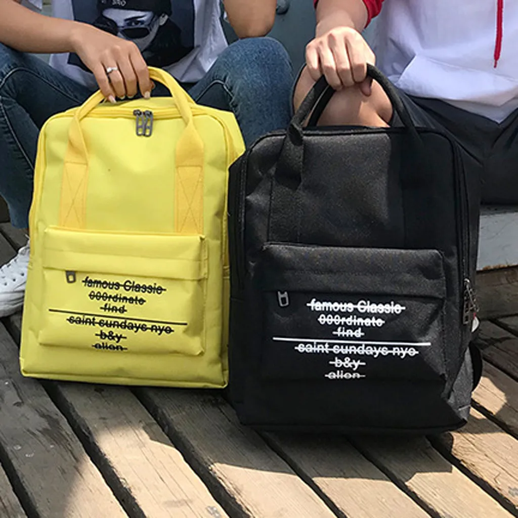 

Women Oxford Designer Backpack High School Students School Bag Casual Handle Laptop Backpacks Large Travel Bag Daypack Mochila