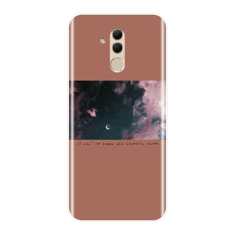 Задняя крышка для Huawei Mate 7 8 9 10 20 Lite силиконовый мягкий желтый Футляр фиолетового