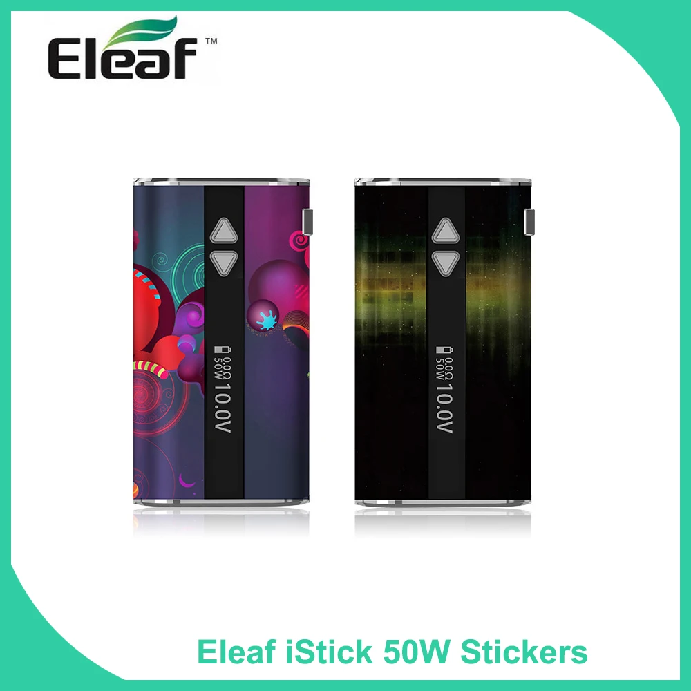 5 шт./упак. Eleaf iStick 50 Вт цветные наклейки для коробка мод аксессуары электронных