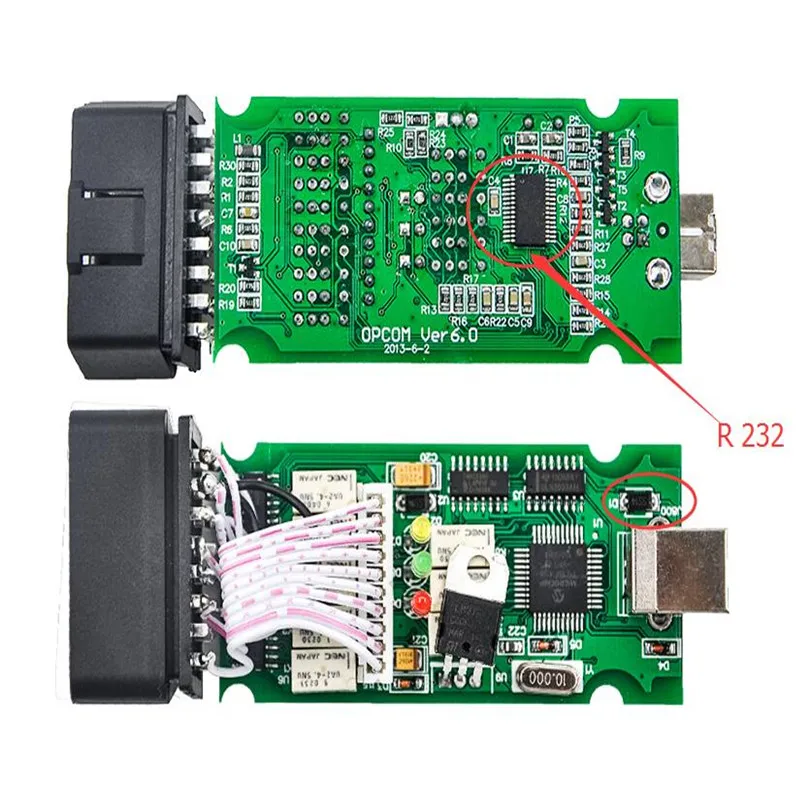 Newest High Quality O-PCO-M V1.59 PIC18F458 ChipFor 0- pel Diagnostic Scanner OP COM CANBUSOBD2 super scanner free shipping | Автомобили и