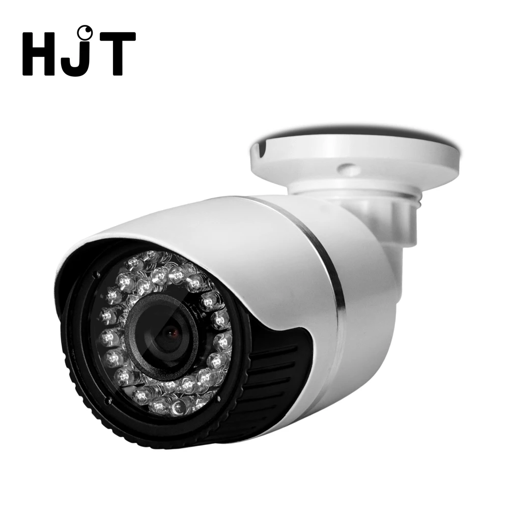 HJT аудио 1.0MP Пуля IP камера 720 P двухсторонняя безопасности s водонепроницаемый