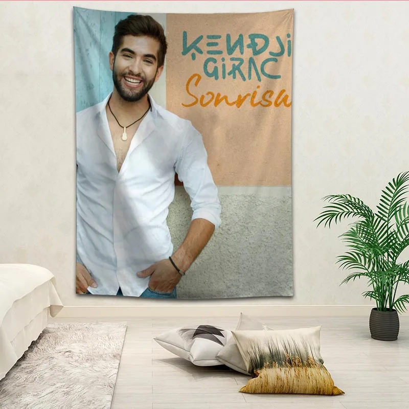 Kendji жирак гобелены Висячие ткани фон настенное покрытие спальня ремонт кровать украшение гобелен Пользовательский логотип - Цвет: 3