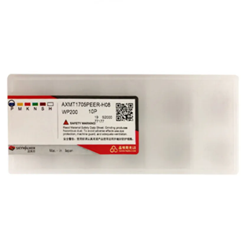 

AXMT1705PEER-H08 WP200 10 шт./коробка карбидных вставок