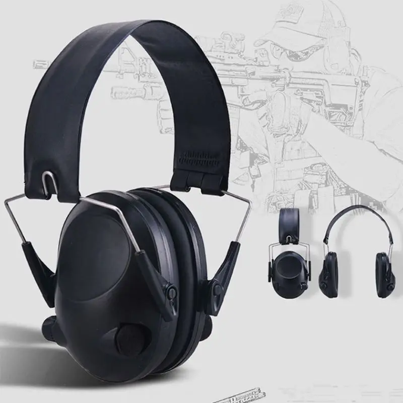 

Outdoor Military Electronic Hearing Protector Noise Canceling Ear Muffs Shooting Tactical Headset