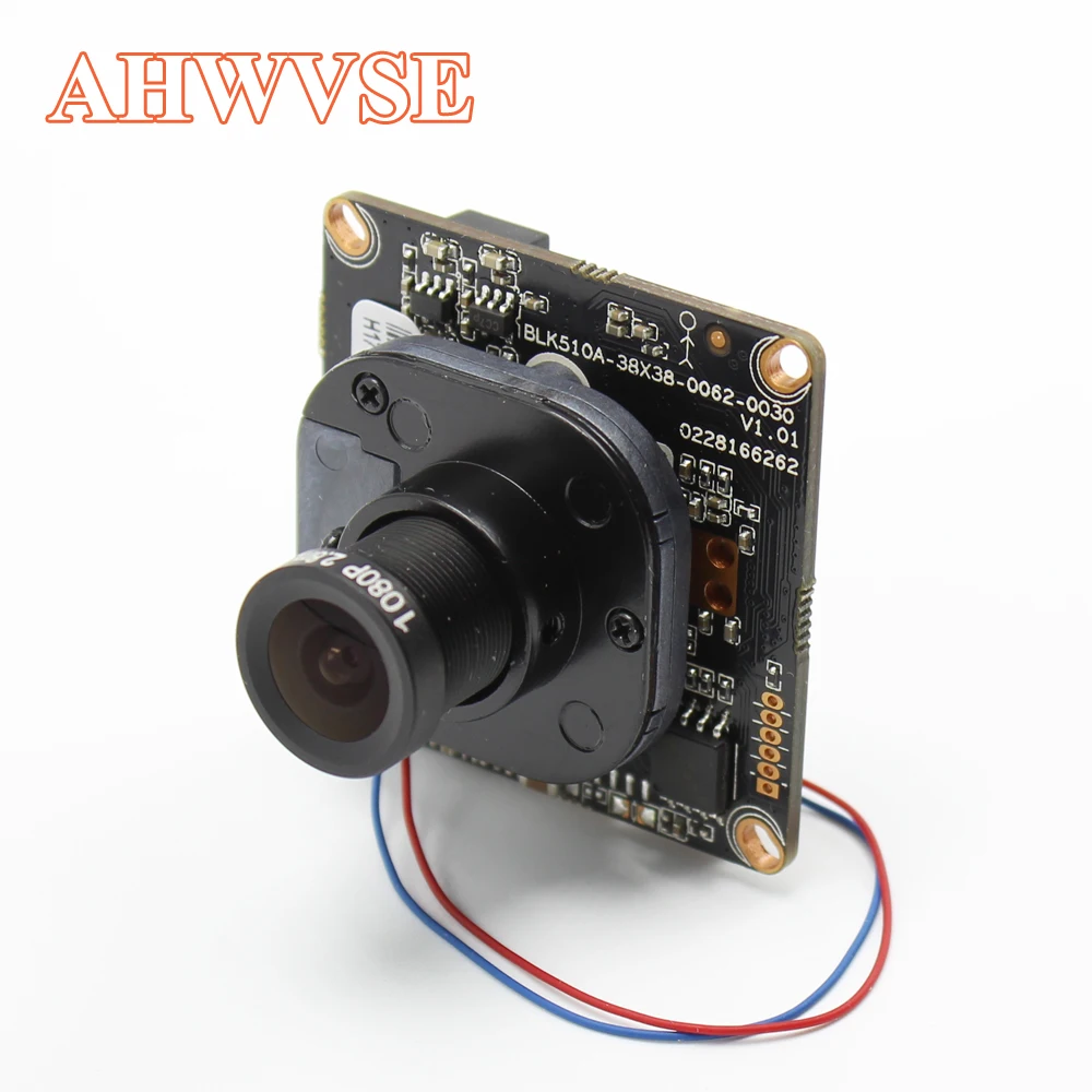 AHWVE DIY 1080P 2MP ip-камера модуль Плата с IRCUT RJ45 кабель ONVIF H264 мобильное приложение XMEYE Serveillance CMS 2,8 мм объектив
