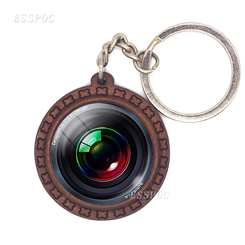 Фотокамера с объективом затвора фотокамера стеклянный кабошон деревянный