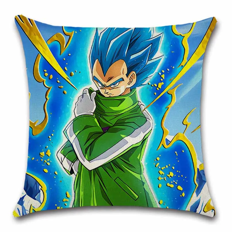 Dragon ball Сон Гоку мультяшная Подушка вечерние декоративный стул магазин сиденье домашнее украшение для дивана дети друг подарок наволочка