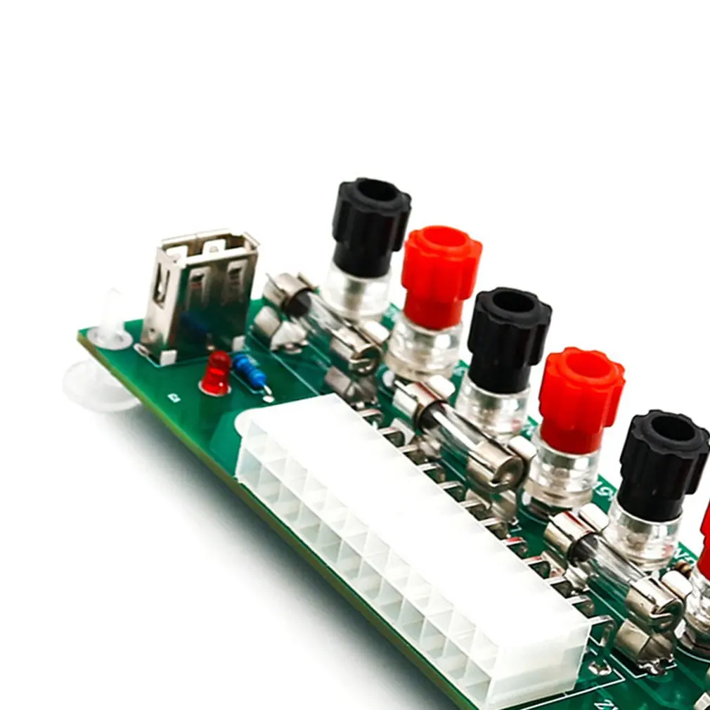 Электрическая цепь 24 скамейки Atx контакты питания компьютера Pin Breakout плата модуль