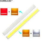 Sumlubs 170x15 мм 2 Вт двухцветные COB светодиодный светильник, источник света для DIY 12V лампы для домашней работы 12V DC красный белый лампа оранжевого цвета светильник ing
