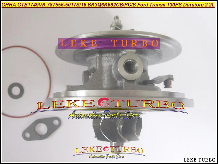 Бесплатная доставка картриджа Turbo CHRA GTB1749VK 787556 -5016S -0017 BK3Q6K682PC для Ford Transit 130PS Duratorq 2.2L