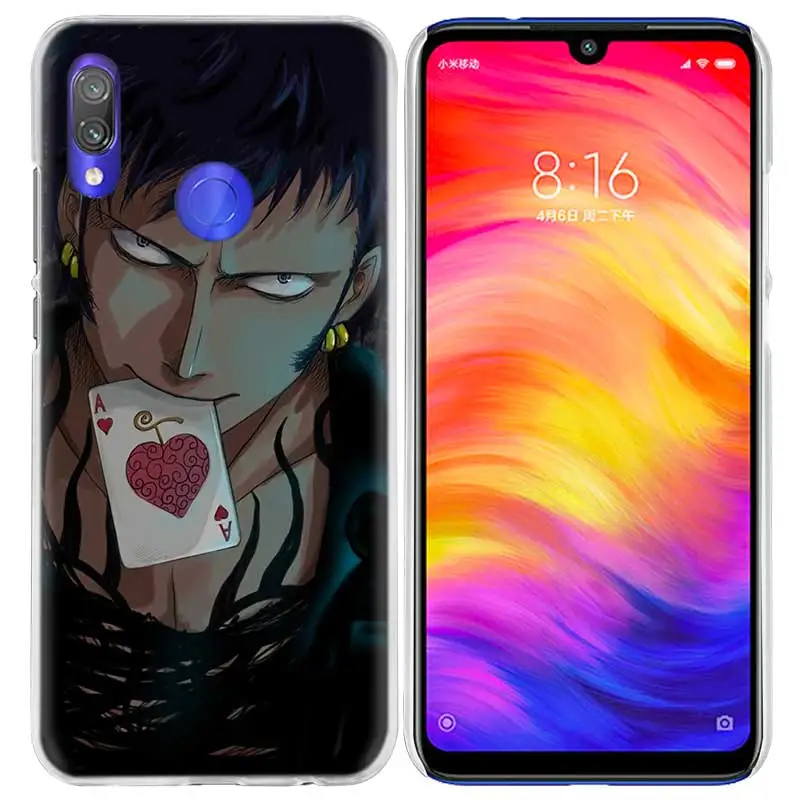 Чехол one piece Аниме для Xiao mi Red mi Go Note 7 8T 8 6 6A Pro S2 5 8A 4X mi A1 A2 9 10 8 lite Play F1 жесткий чехол для телефона из ПК