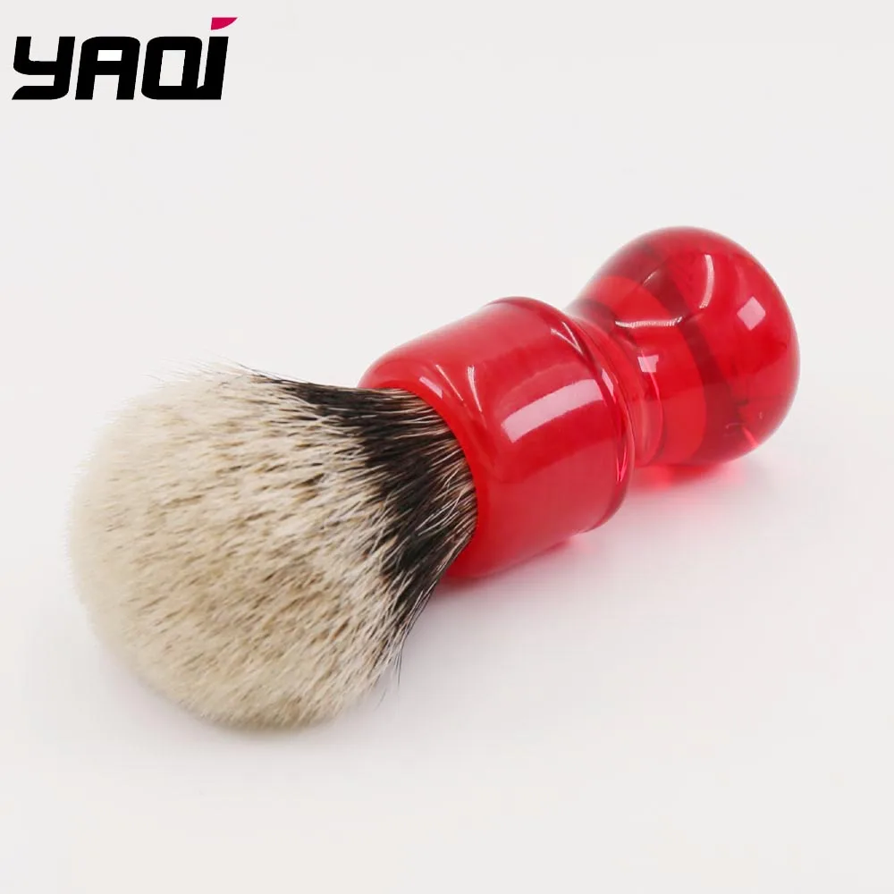 Yaqi Ruby двухполосная кисть для бритья из барсука мужчин|shaving brush|men shaving brushbadger hair |