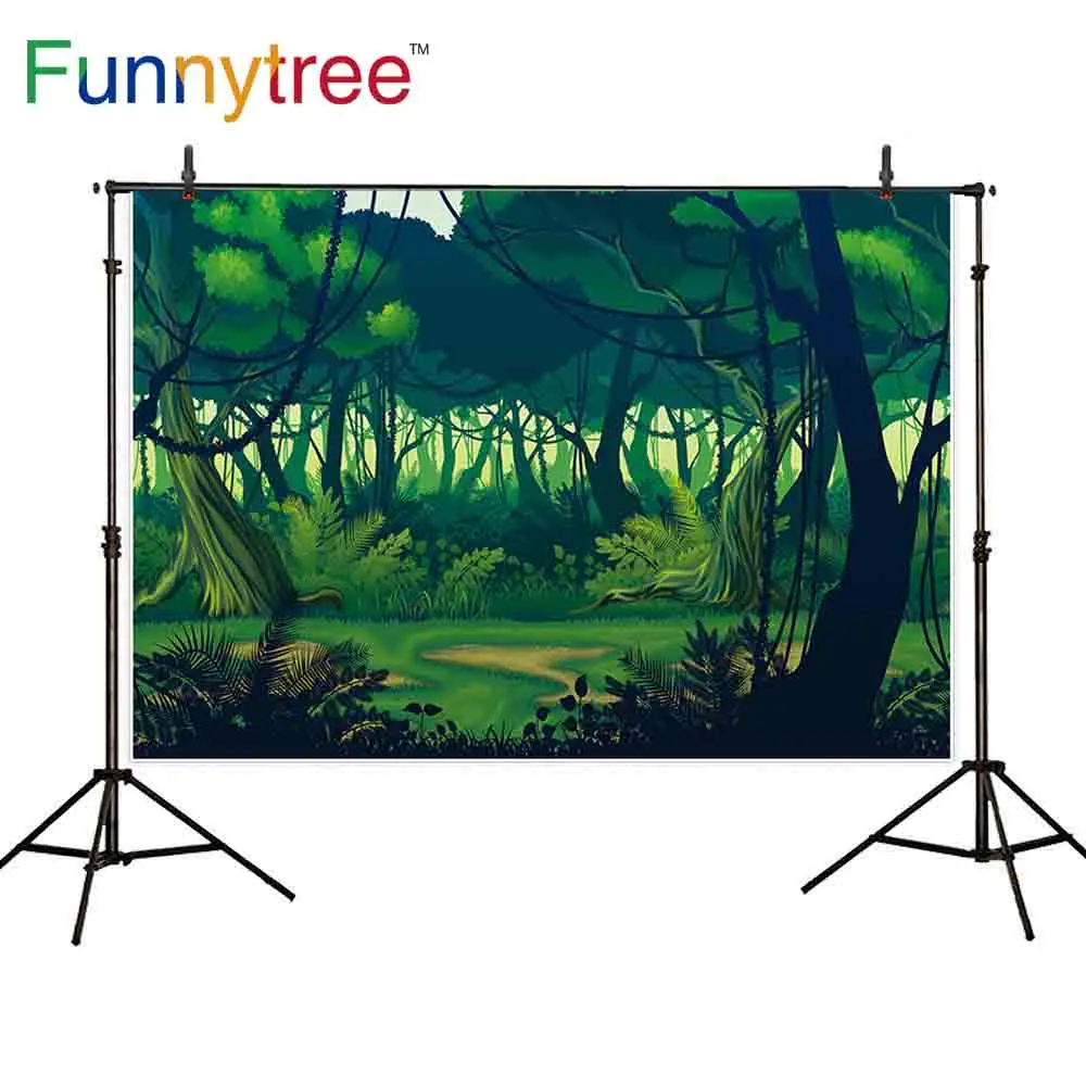 

Funnytree photocall photo background cartoon forest branch green jungle party landscape leaf spring outdoor photography backdrop