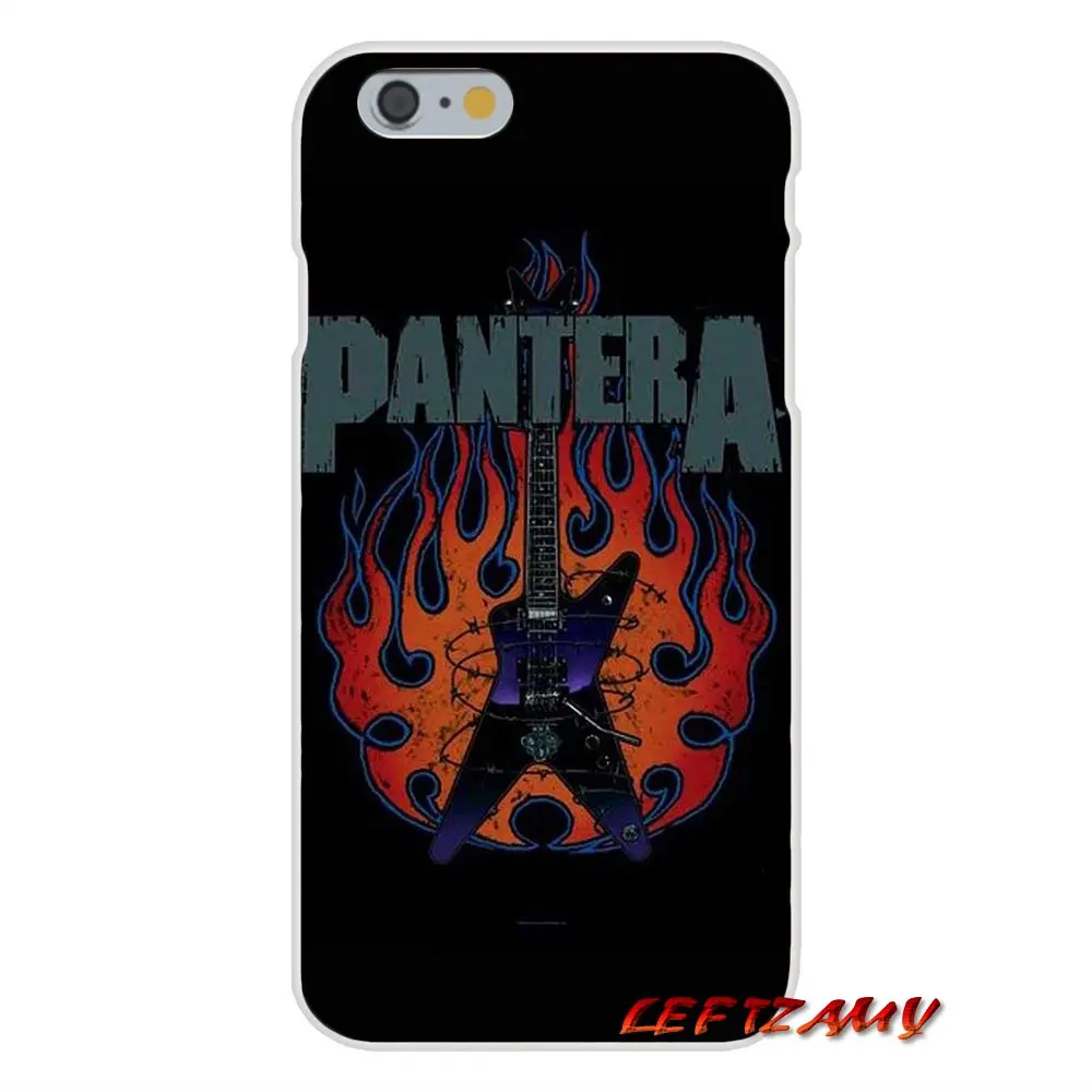 Band Pantera винтажные аксессуары для плакатов чехлы телефонов iPhone X 4 4s 5 5S 5C SE 6 S 7 8