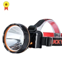 luckylaker night fishing headlight rechargeable super high waterproof headlight for outdoor fishingcampinghuntingmining