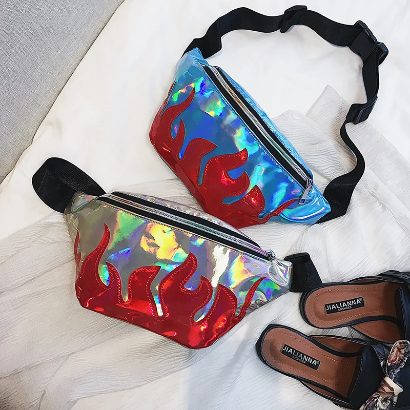 UKQLING красочные Для женщин поясная сумка для девочек Fanny Pack над на ремне нагрудная