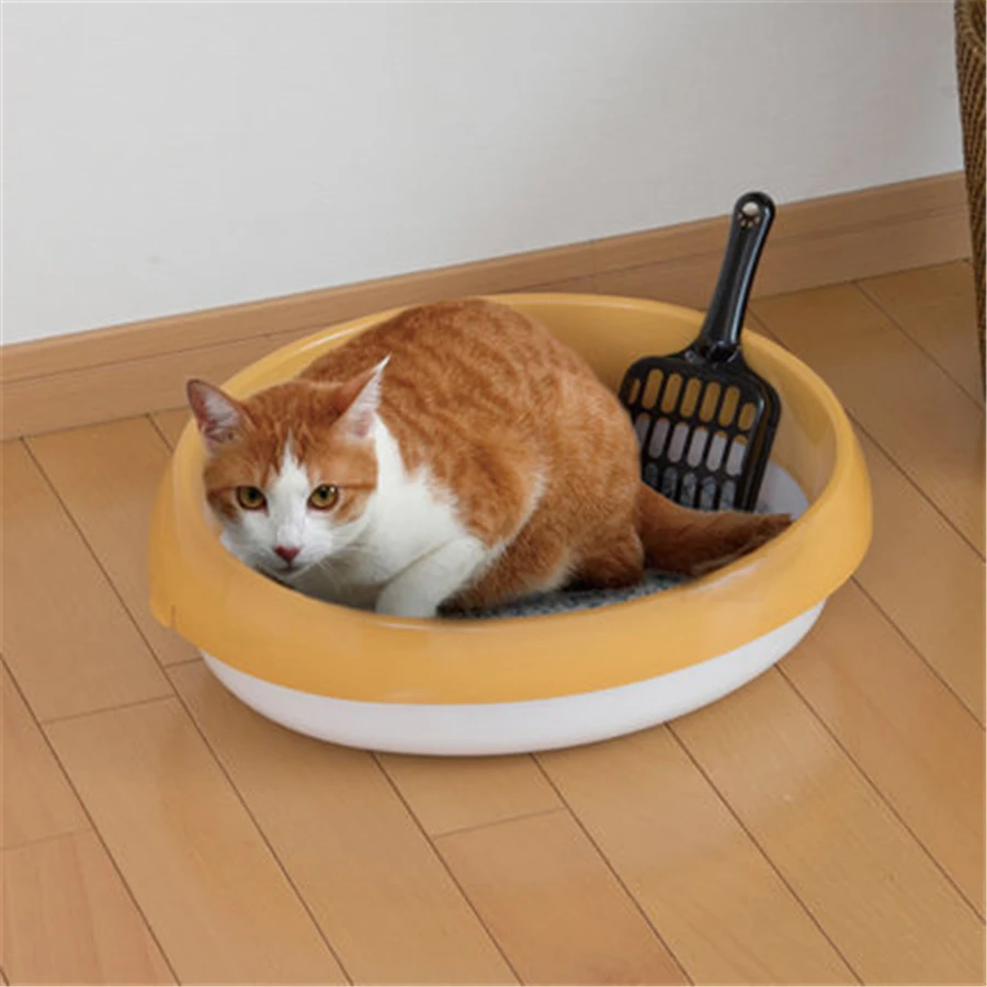 Indoor Pet Toilet Traning Cat Bedpans Cofre Katzen Puppy Sand Restroom Tray For Cats Dogs Litter Box Wc QQV749 |