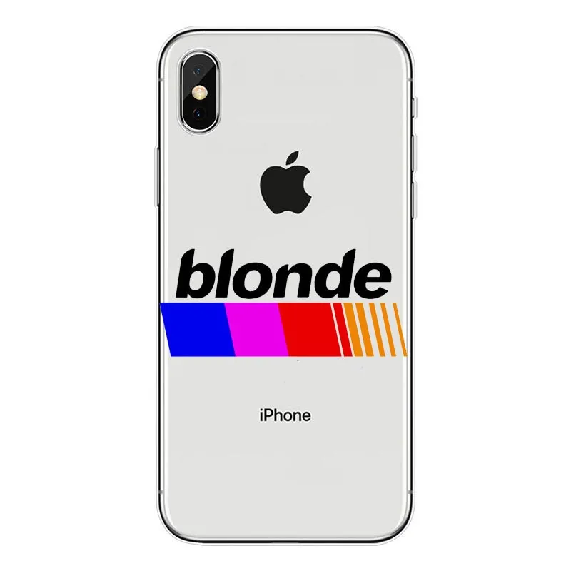 TPU Frank Ocean Endless Blonde Coque Аксессуары для мобильных телефонов прозрачный чехол из ТПУ для Apple iPhone XS MAX XR X 8 Plus 7 6 5 - Цвет: TPU