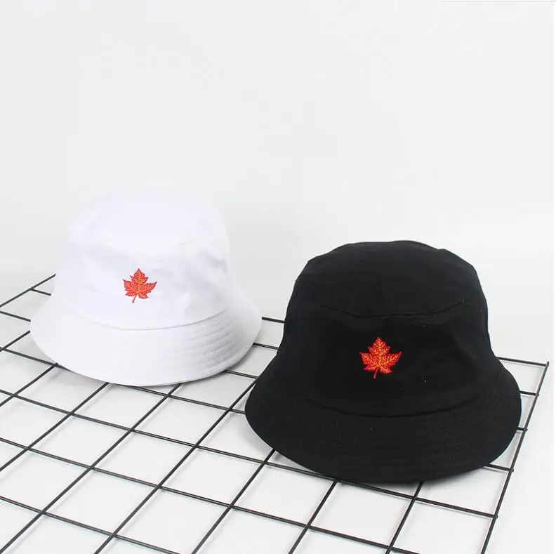 2018 кленовые листья Панама унисекс Bob cap s хип хоп Gorros мужская wo летняя Кепка для