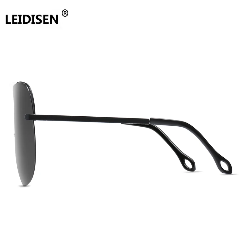 LEIDISEN One Piece Big Frame Polarized Sunglasses Men Classic UV400 Sun Glasses Women Large Outdoor Sunglass Goggles | Аксессуары для