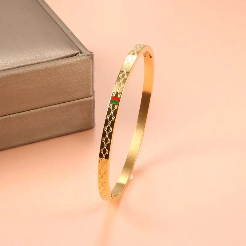 Silver Color Men Women Casual Wedding Party Fashion Bangles Luxury Stainless Seel ClassicCharm Bangles Jewelry Gift