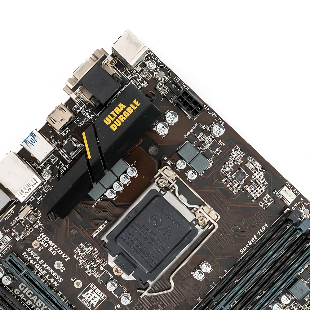 Gigabyte GA-B150M-D3H рабочего Материнская плата B150M-D3H B150 LGA 1151 Core i7 i5 i3 DDR4 64G SATA3 USB3.0 VGA, HDMI, DVI HDMI M.2 микро-atx корпус