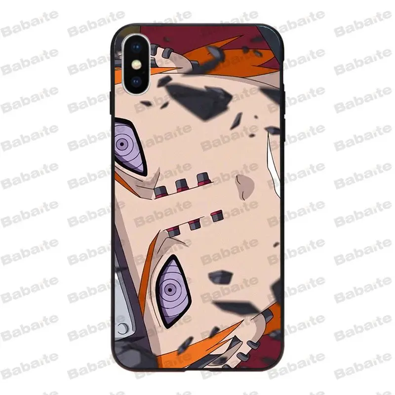 A14 Babaite Naruto pain черный ТПУ мягкий резиновый чехол для телефона для iPhone 8 7 6 6S Plus X XS XR XSMax 5 5S SE 5C Coque11 11pro 11promax - Цвет: A14