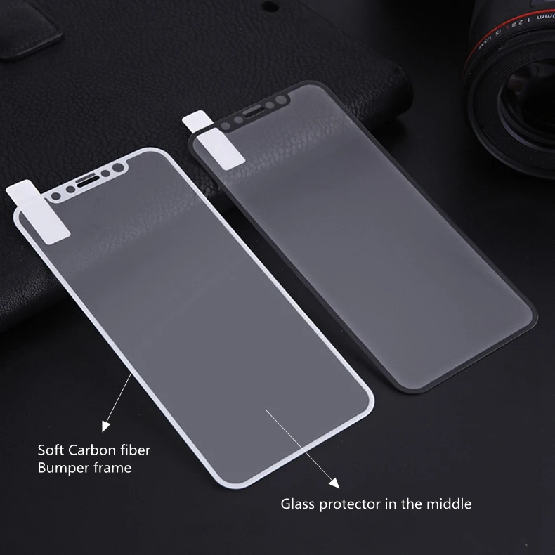 10 шт./лот полноэкранный защитный чехол из закаленного стекла для iphone X Прозрачная