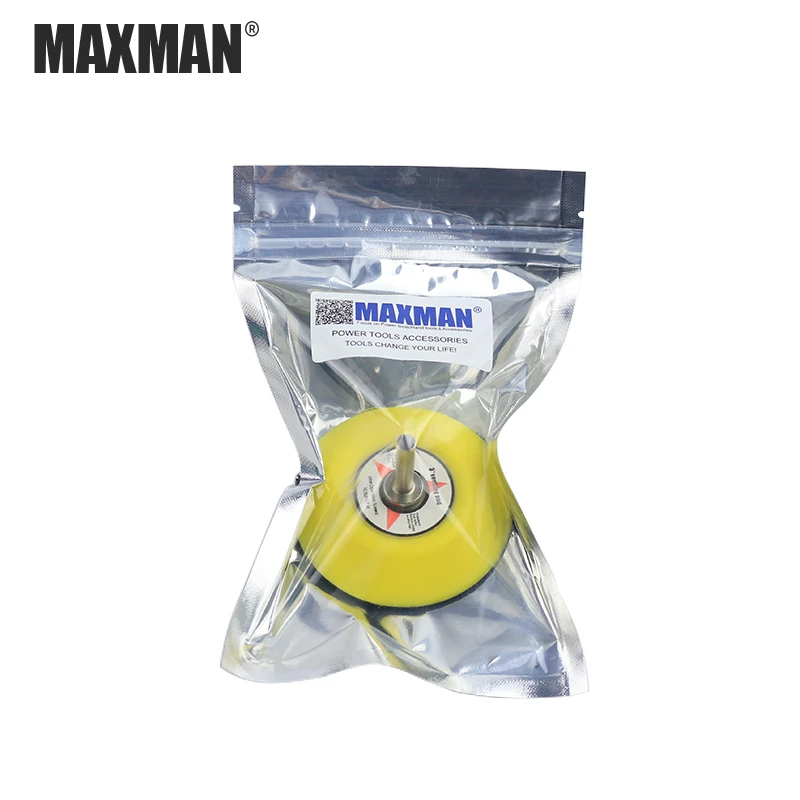 

MAXMAN Electric Grinder Accessories 2 inches 3 inches Flocking Sandpaper Sucker Self-adhesion Tray 6mm Shank Abrasive Disc