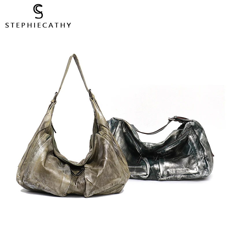 SC винтажный стиль женская сумка роскошные кожаные сумки женские дизайнерская