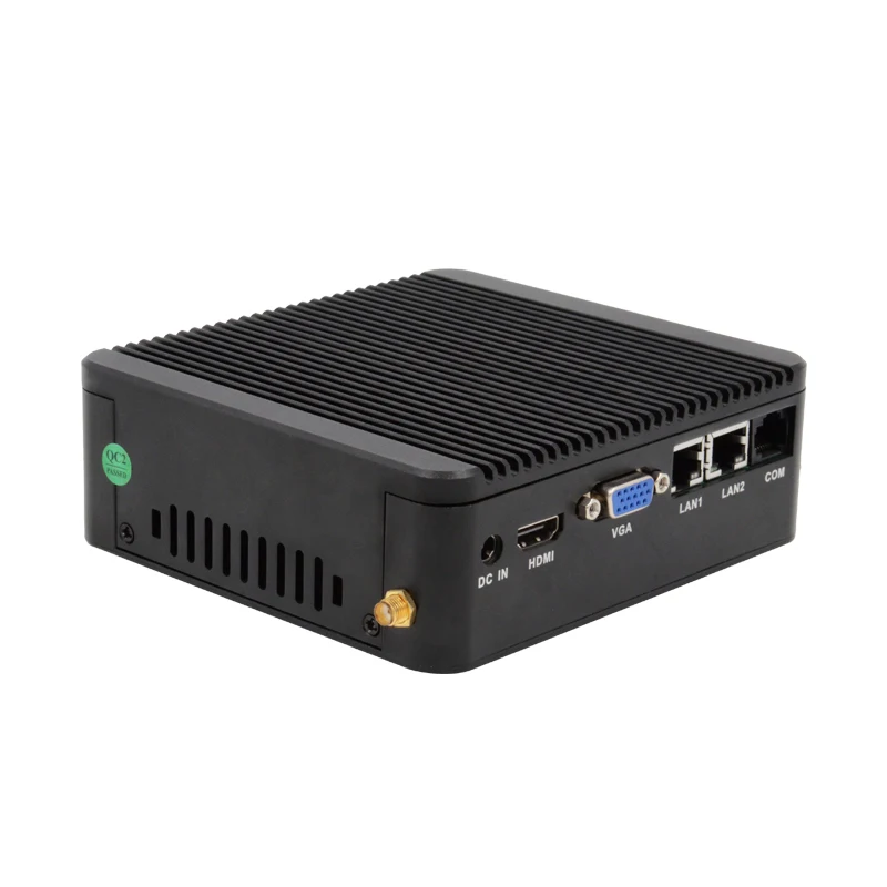 QINLAN безвентиляторный Intel Celeron Mini PC X6620B J1900 четырехъядерный 2 0 GHz Windows7/8/10 Linux мини